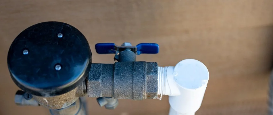 Valve of an irrigation system in Matthews, NC.